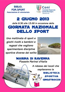 Festa dello Sport 2 Gigno 2013